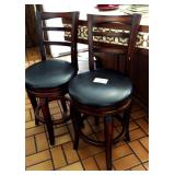 (2) Swivel Bar Stools