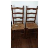 (2) Ladder Back Chairs