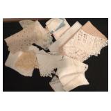 Crocheted Doilies, Hankeys, Collars