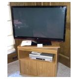 42" Flat Screen TV, DVD/VCR and TV Stand