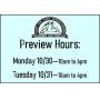 Preview Hours - PLEASE READ!