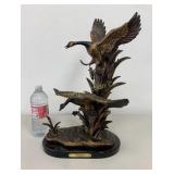 Ducks Unlimited Finial Approach Resin Sculpture