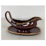 VTG Hull Brown Drip Gravy Boat