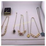 VTG Necklaces & Lapel Pin Various Styles & Sizes 8
