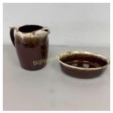 VTG McCoy Brown Drip Glaze 7011 Ice Lip