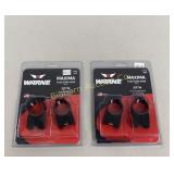 WARNE Maxima Fixed Scope Rings 2R7M Fits Ruger
