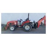 Mahindra 1626 HST 4X4 Tractor w/ Loader & Backhoe