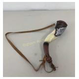 Wolf Powder Horn Resin Approx 12" Long