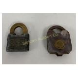 Antique CS Railroad Sargent Civil Ware Era Padlock