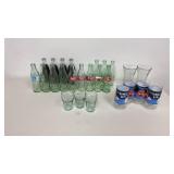 Coca Cola Bottles & Drinking Glasses