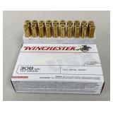 Ammo 308 Win 20 Rds Winchester 147 Gr FMJ