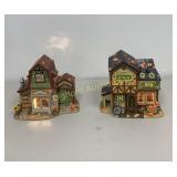 Fall Decor Lighted Houses