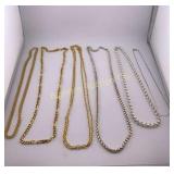 Necklaces Various Styles & Lengths 6 Pc Lot