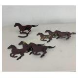 Metal Art Running Horses Decor & Wall Decor