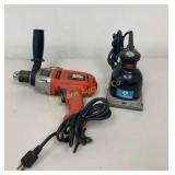 Rockwell Palm Sander, Black & Decker ï¿½" Chuck