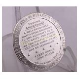 One Troy Ounce .999 Fine Silver Round Second