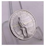 One Troy Ounce .999 Fine Silver Round Second