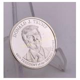 Donald Trump One Troy Ounce .999 Fine Silver Round