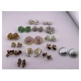 VTG Earrings Collection, Clip-On & Screw Back