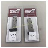Springfield 911 .380 7 Round Magazines 2 Pc Lot