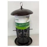 Dual Chamber Bird Feeder 18" Tall