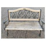 Park Bench Approx 50" Long *Wood is Dry