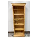 Wooden Bookcase w/ 5 Adjustable Shelves
