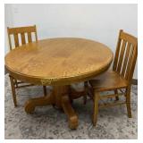 Mission Style Quarter Sawn Oak Dining Table