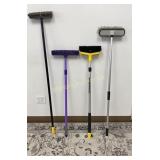 Scrub Brushes, Telescoping Wash Brushes 6 Pc Lot