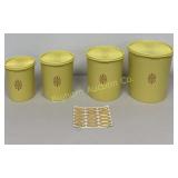 VTG Unused Tupperware Canister Set