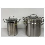 Chefs Stainless Steel 10 Qt. Dbl Boiler Stockpot