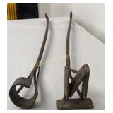 VTG Branding Irons 2 Pc Lot