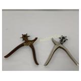 Leather Punches  2 Pc Lot