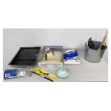 Painting Supplies: Brushes, Pans, Rollers,