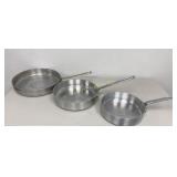 Eagleware USA  Aluminum Skillets 10", 12" 14"