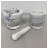 Marble Mortars & Pestle