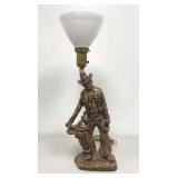 Cowboy Lamp by Alfred Florentine Art Studio