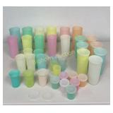 VTG Tupperware Pastel Tumblers: Various Sizes