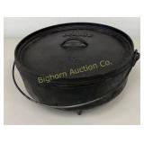 Lodge Cast Iron 14" Footed Dutch Oven w/ Lid 6ï¿½"