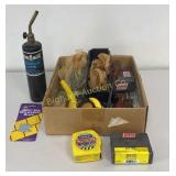 Propane Torch, Measuring Tapes, Nails, Screws