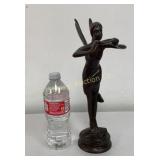 Bronze Fairy Sculpture Approx 12 3/4" Tall India