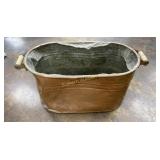 Antique Copper Boiler 24" x 13" x 13" Tall
