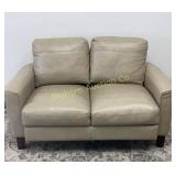 Leather Loveseat 59" Long