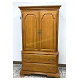 Sumter Oak Armoire Chest w/ 4 Drawers