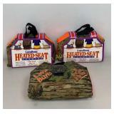 Lava Buns Heated Seat Cushions 3 Pc Lot