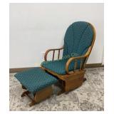 Glider Rocking Chair w/ Glider Ottoman