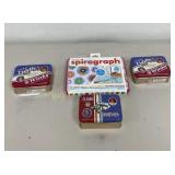 New Games: Spirograph Design, Dominoes, Tiddly