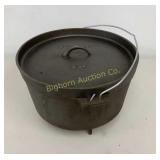 Texsport 8 Qt. Cast Iron Footed Dutch Oven w/ Lid