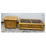 Log Coffee & End Table Set