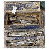 Toolbox w/ Contents Sockets, Wrenches, Breaker Bar